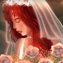 "Bride to be" The concept is inspired from Fonchann Universe's "while your lips are still red"